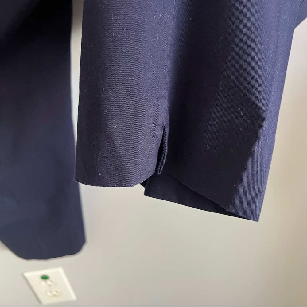 Talbots Heritage 16W Navy Blue Straight Leg Cropped Pants - Picture 11 of 12